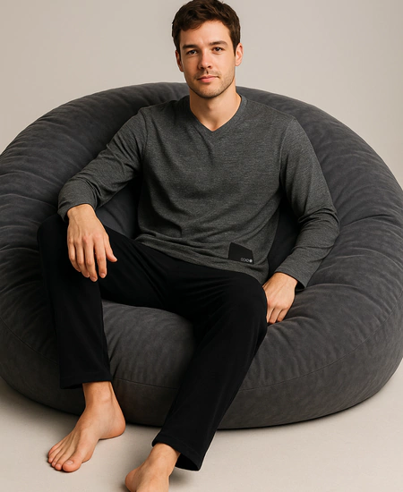 OC3402 SALVADOR PIJAMA MANGAS LARGAS - OCIO