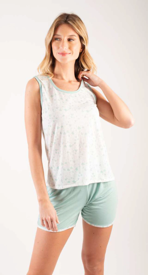 DD4026V25 Pijama musculosa con short - DELLE DONNE