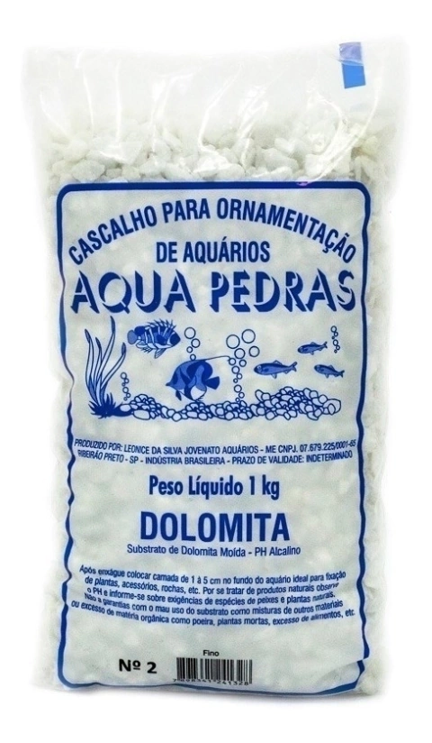 Cascalho Dolomita Nº 02 - 1Kg
