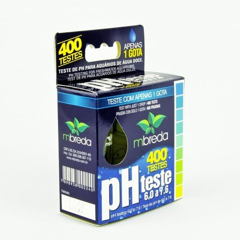 Teste de PH - 6.0 - 7.6 - Mbreda 400 Testes
