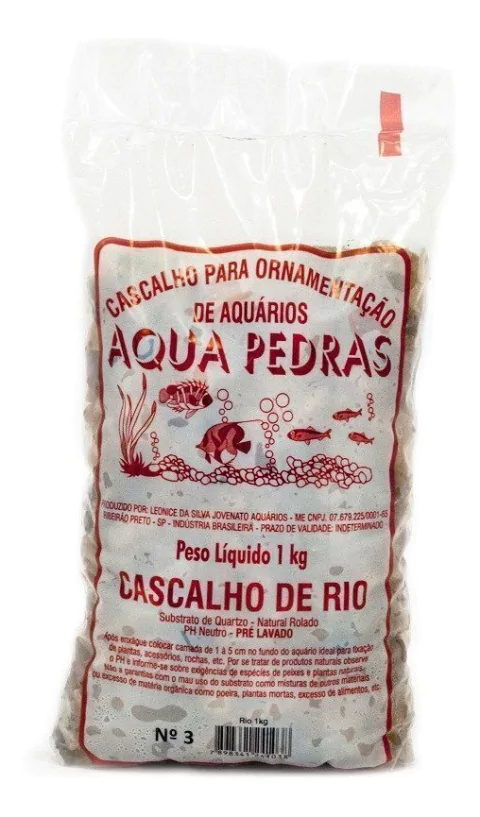 Cascalho de Rio Nº03 - 1Kg