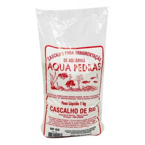 Cascalho de Rio Nº00 - 1Kg
