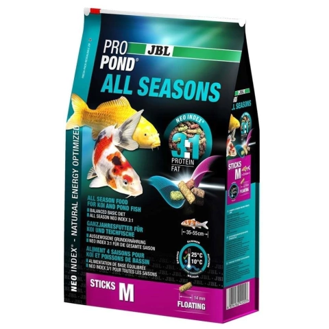 Ração JBL ProPond All Seasons- M - 4.300 Kg