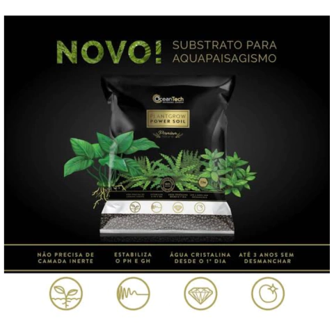 Substrato Fértil Plant Grow Power Soil 2,5k - Ocean Tech
