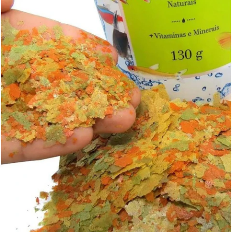 Ração Poytara Tropicais Flocos 130g