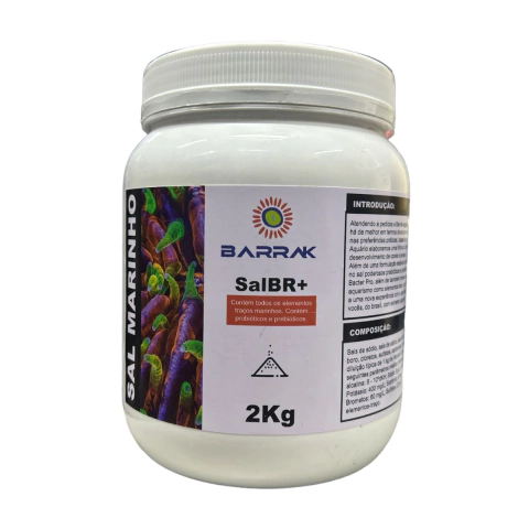 Sal marinho Barrak 2Kg - Sal BR+