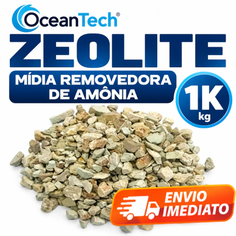 Mídia Zeolita Removedor de Amônia para Aquário - Ammonia Remover 1k - Ocean Tech