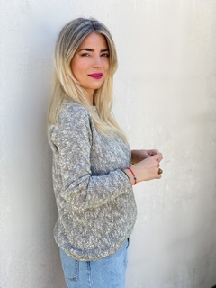 Sweater Amy algodón verde - comprar online