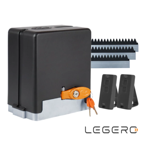 Kit Motor Portón Corredizo PPA DZ STARK LEGERO 350 + 2 Controles + Cremallera - comprar online