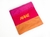Toalha pink + laranja neon