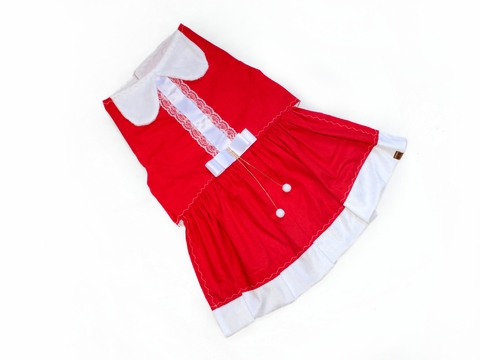 Vestido fantasia Natal Mamãe Noel