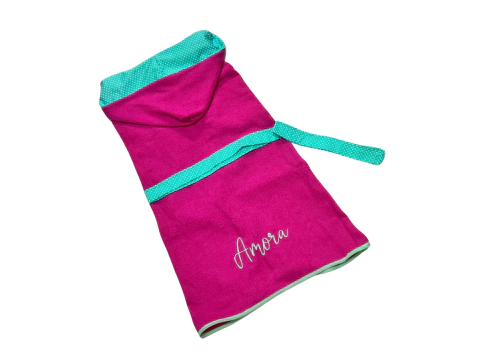 Roupão pink + verde água - comprar online