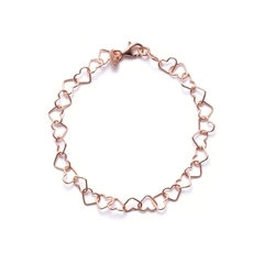 PULSERA CARMIN CUTE PLATA 925 BAÑO ROSÉ