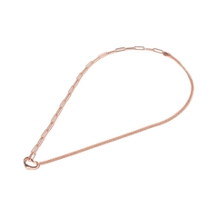 COLLAR CARMIN VALENTINE PLATA 925 ROSÉ