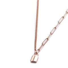 COLLAR CARMIN SECRET DUO PLATA 925 ROSÉ