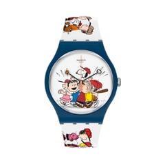 RELOJ SWATCH SNOOPY FIRST BASE