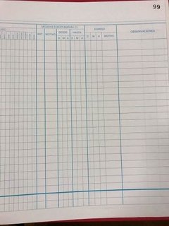 Libro Registro De Asociados 99 Folios - tienda online