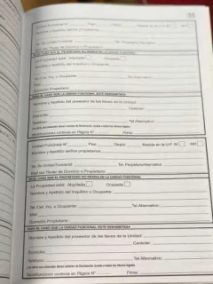 Libro Registro De Propietarios 36 Páginas - comprar online