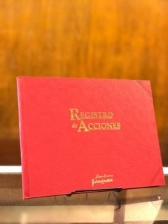 Libro Registro De Acciones