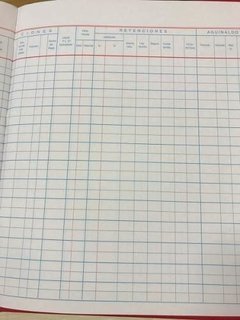 Registro Único De Personal 49 Folios ( Sueldo Y Jornales ) - tienda online