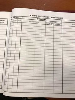 Controlador De Psicotrópicos Para Farmacia De 200 Paginas. - comprar online