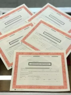 Certificado Provisorio