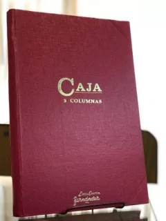 Libro Caja Debe Y Haber 199 Folios 3 Columnas