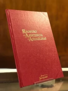Libro Registro De Asistencia De Asambleas 100 Paginas