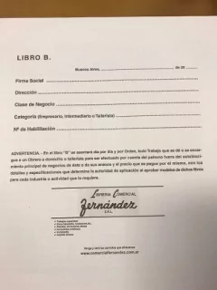 Libro Trabajo A Domicilio Libro B 48 Paginas - comprar online