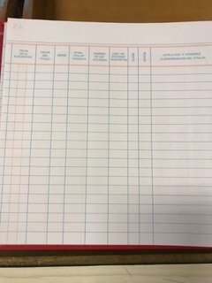 Libro Registro De Acciones - Librería Comercial Fernández SRL