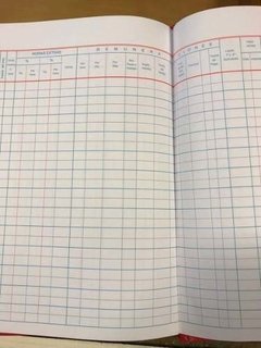 Registro Único De Personal 149 Folios ( Sueldo Y Jornales ) - tienda online