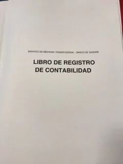 Libro Registro De Contabilidad Hemoterapia - comprar online