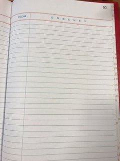 Libro De Ordenes 100 Páginas en internet