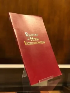 Libro Registro De Horas Extraordinarias 48 Pág