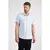 Camisa Slim Elastano Manga Curta Azul Claro - Acostamento - Kamarim Patos