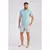 Camisa Bata Wash Linho Manga Curta Verde Urano - Acostamento - loja online