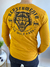 Camiseta Casual Manga Longa Amarelo Gold - Acostamento