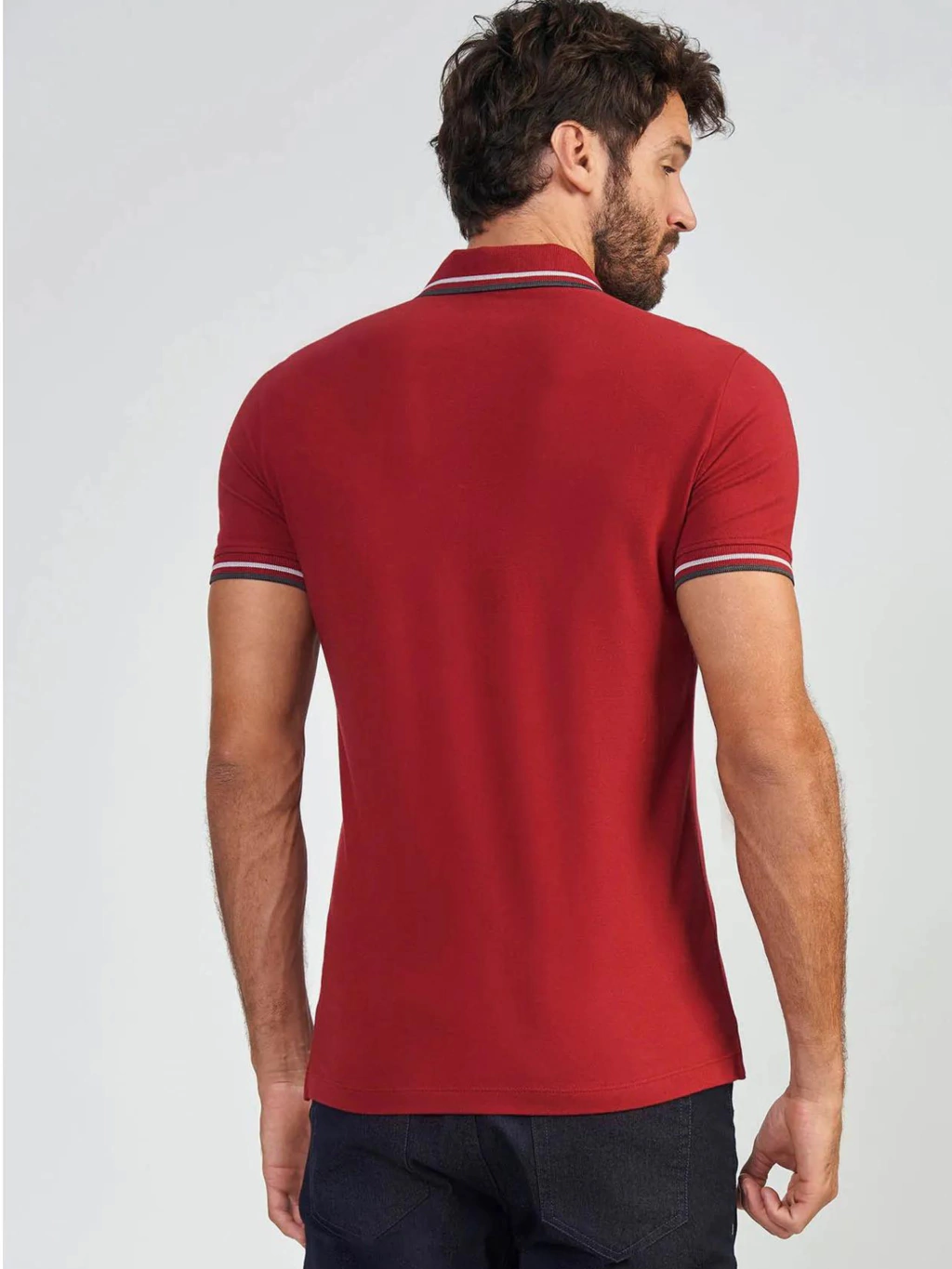 Camiseta Gola Polo Bali Logo Bordada 4002 - Acostamento na internet