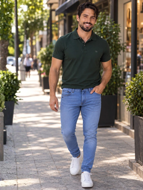 Calça Jeans Basic Medio Skinny 7002 - Ogochi - comprar online