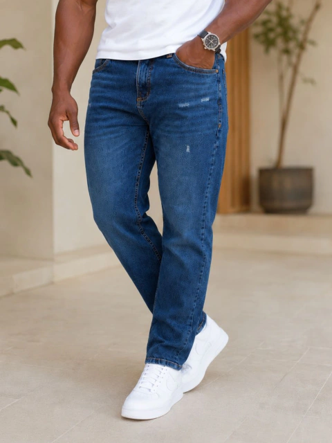 Calça Jeans Escura Puidos Skinny 1010 - Conquest
