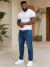 Calça Jeans Escura Puidos Skinny 1010 - Conquest - Kamarim Patos