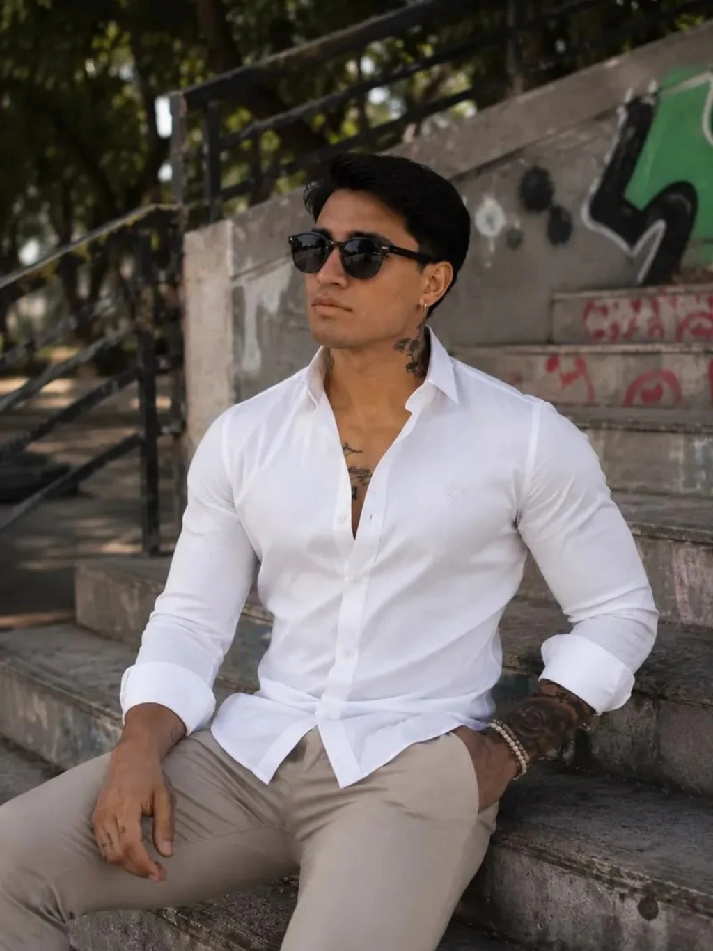 Camisa Basic Slim M. Longa Branca 4010 - Conquest