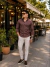 Camisa Basic Slim M. Longa Marrom Café 4010 - Conquest - comprar online
