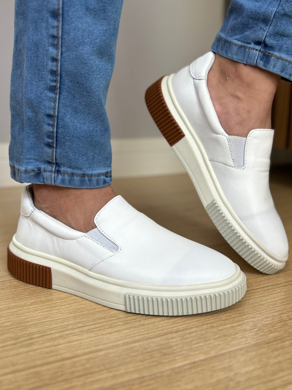 Sapato Iate Malibu Branco 16717 - Conquest