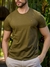 Camiseta Básica Slim Verde Musgo - Conquest