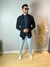 Cardigan Texturizado Preto - Zip Off