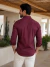 Camisa Amalfi Slim M. Longa Vinho 5020 - Conquest - loja online