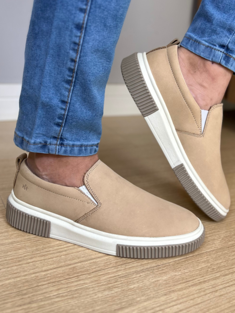 Sapato Iate Malibu Marfim 16028 - Conquest