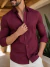 Camisa Amalfi Slim M. Longa Vinho 5020 - Conquest - Kamarim Patos