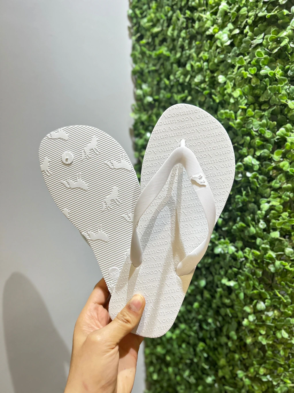 Chinelo Branco Liso Basic - Acostamento